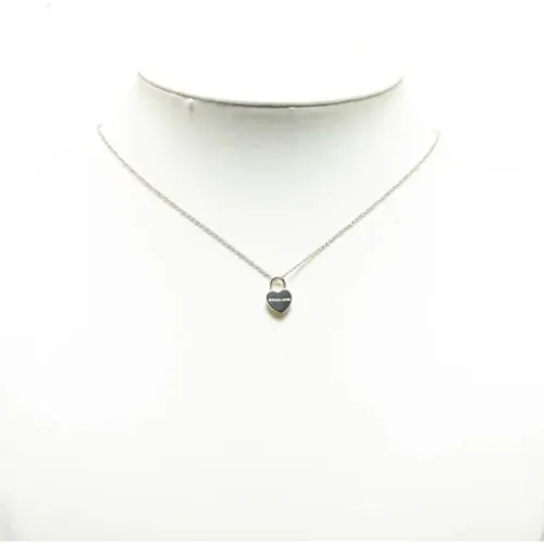 Pre-owned Jewellery, female, , Size: ONE SIZE Pre-owned Silver necklaces - Tiffany & Co. Pre-owned - Modalova