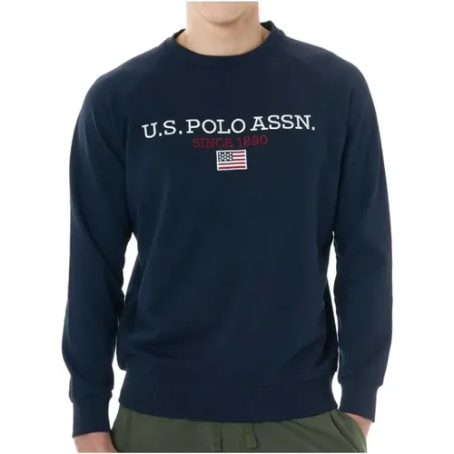 Embroidered Crewneck Sweatshirt , male, Sizes: 2XL, XL - U.s. Polo Assn. - Modalova