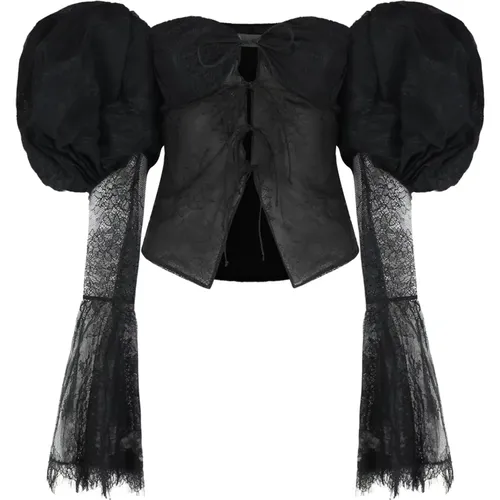 Blouses, female, , Size: S Lace Top - Les Filles d'Eva - Modalova