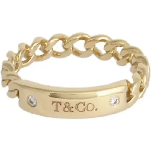 Pre-owned Jewellery, female, , Size: ONE SIZE Pre-owned Gold rings - Tiffany & Co. Pre-owned - Modalova