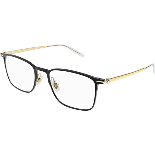 Glasses, male, , Size: 55 MM Stylish Eyeglass Frames for Men - Montblanc - Modalova