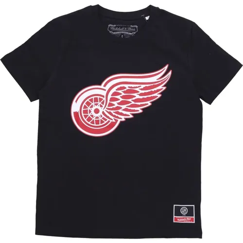 T-Shirts, male, , Size: M NHL Team Logo Tee - Mitchell & Ness - Modalova