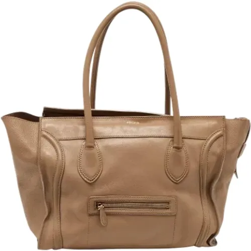 Pre-owned Tote Bags, female, , Size: ONE SIZE Pre-owned Leather totes - Celine Vintage - Modalova