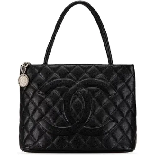 Pre-owned Tote Bags, female, , Size: ONE SIZE Pre-owned Leather totes - Chanel Vintage - Modalova