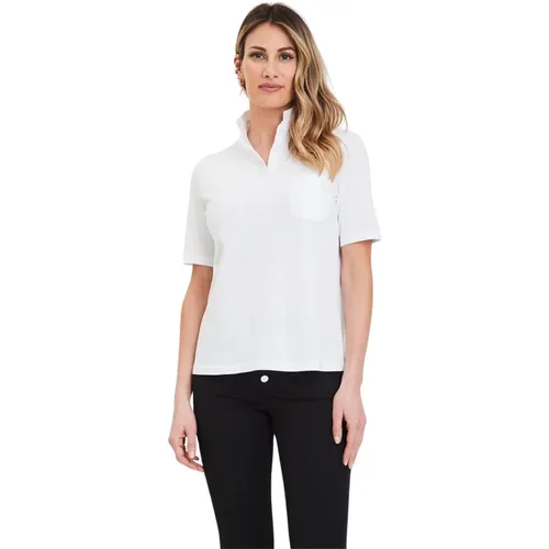 Pocket Polo Shirt , female, Sizes: S, M - Gran Sasso - Modalova