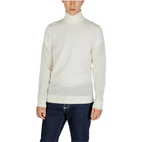 Turtlenecks, male, , Size: XL Wool Turtle Neck Knitwear Collection - Calvin Klein Jeans - Modalova