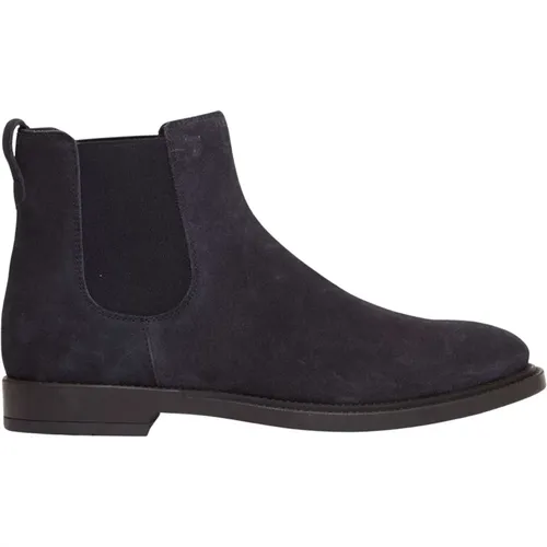 Suede Ankle Boots , male, Sizes: 11 UK, 8 1/2 UK - TOD'S - Modalova