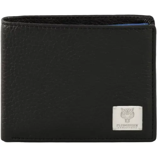 Wallets & Cardholders, male, , Size: ONE SIZE Stylish Wallet in Faux Leather - Plein Sport - Modalova