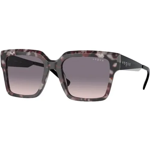 Gradient Pink and Sunglasses , female, Sizes: 54 MM - Vogue - Modalova