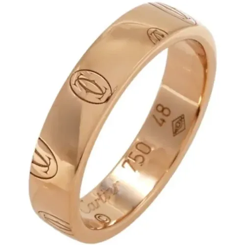 Pre-owned Jewellery, female, , Size: ONE SIZE Pre-owned Rose Gold rings - Cartier Vintage - Modalova