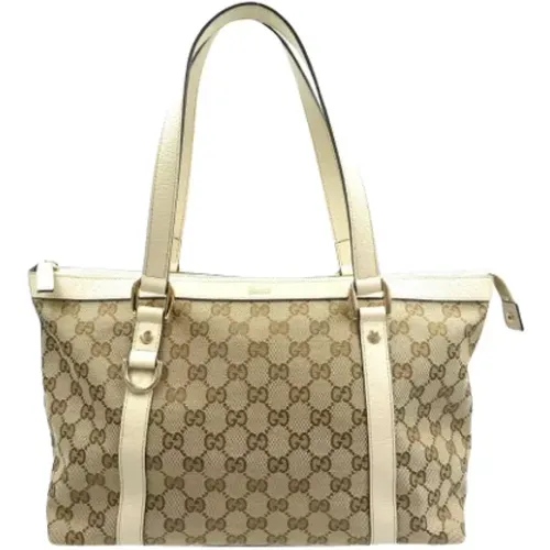 Pre-owned Tote Bags, female, , Size: ONE SIZE Pre-owned Canvas totes - Gucci Vintage - Modalova