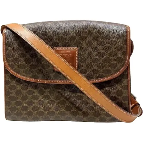 Pre-owned Cross Body Bags, female, , Size: ONE SIZE Pre-owned Canvas celine-bags - Celine Vintage - Modalova