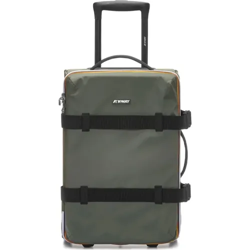 Travel Trolley with Wheels and Functional Pockets , unisex, Sizes: ONE SIZE - K-way - Modalova