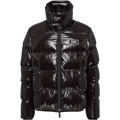 Padded Coat High-Shine Finish , male, Sizes: M, L, XL, S - Dsquared2 - Modalova