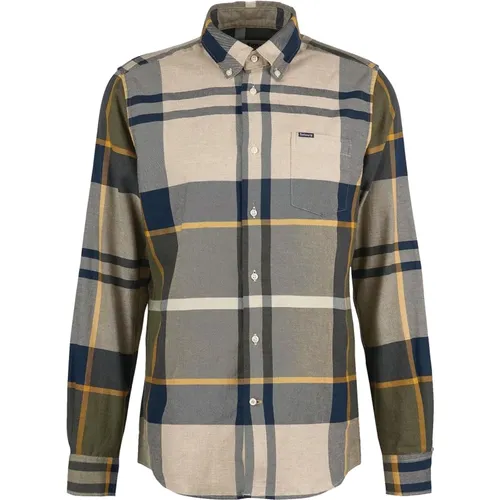 Forest Mist Tailored Shirt , male, Sizes: M, L, S - Barbour - Modalova