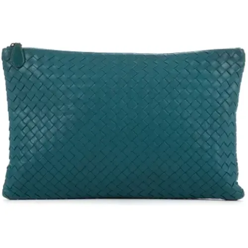 Pre-owned Clutches, female, , Size: ONE SIZE Pre-owned Leather wallets - Bottega Veneta Vintage - Modalova