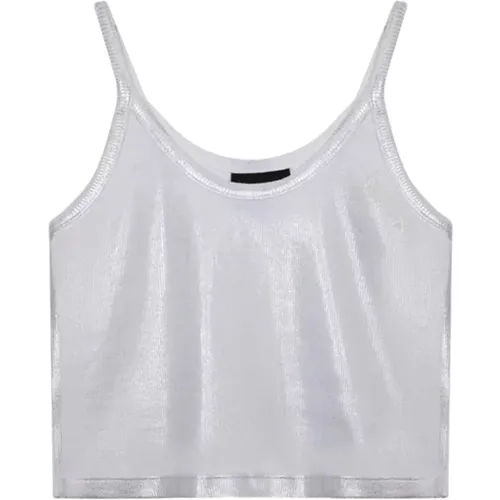 Cooperation T-shirt Silver , female, Sizes: M, XS - Disclaimer - Modalova