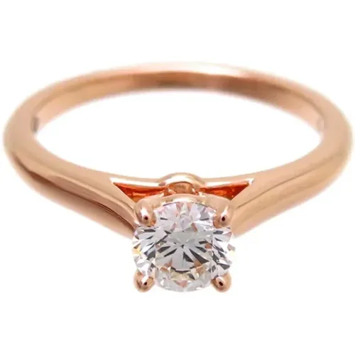 Pre-owned Rose Gold rings , female, Sizes: ONE SIZE - Cartier Vintage - Modalova