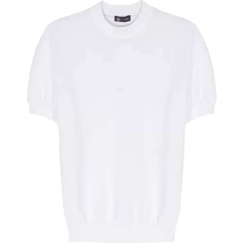 Italian Cotton T-shirt , male, Sizes: XL, L, 2XL, 3XL - Colombo - Modalova