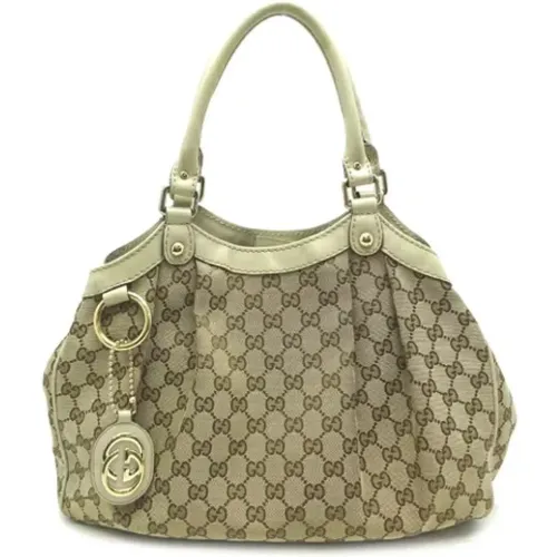 Pre-owned Tote Bags, female, , Size: ONE SIZE Pre-owned Leather totes - Gucci Vintage - Modalova