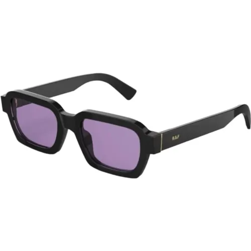 Rectangular Sungles in with Purple Lenses , unisex, Sizes: 51 MM, 54 MM - Retrosuperfuture - Modalova