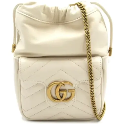 Pre-owned Bucket Bags, female, , Size: ONE SIZE Pre-owned Leather gucci-bags - Gucci Vintage - Modalova