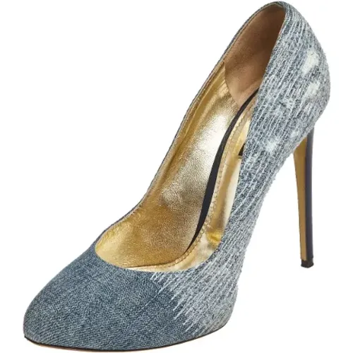 Pre-owned Pumps, female, , Size: 10 US Pre-owned Denim heels - Dolce & Gabbana Pre-owned - Modalova