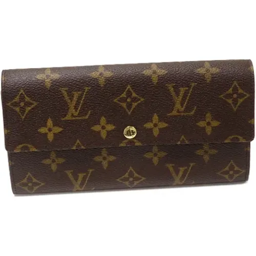 Pre-owned Canvas wallets , female, Sizes: ONE SIZE - Louis Vuitton Vintage - Modalova