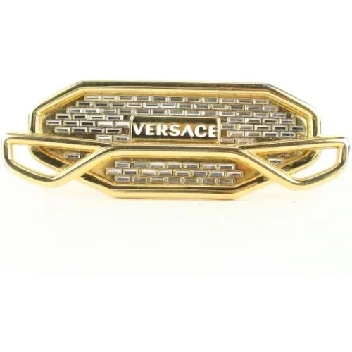 Pre-owned Jewellery, unisex, , Size: ONE SIZE Pre-owned Metal rings - Versace Pre-owned - Modalova