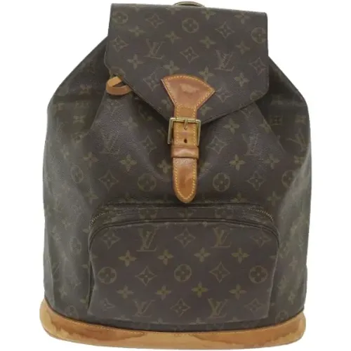 Pre-owned Backpacks, female, , Size: ONE SIZE Pre-owned Canvas backpacks - Louis Vuitton Vintage - Modalova