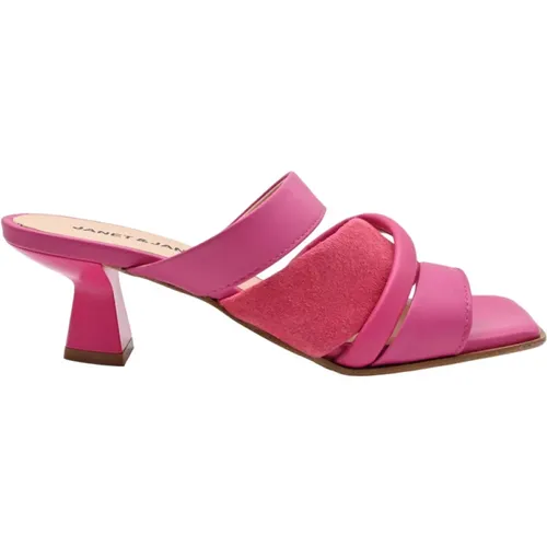 High Heel Shoes - Naomi/Cora Fuchsia , female, Sizes: 6 UK, 8 UK - Janet & Janet - Modalova