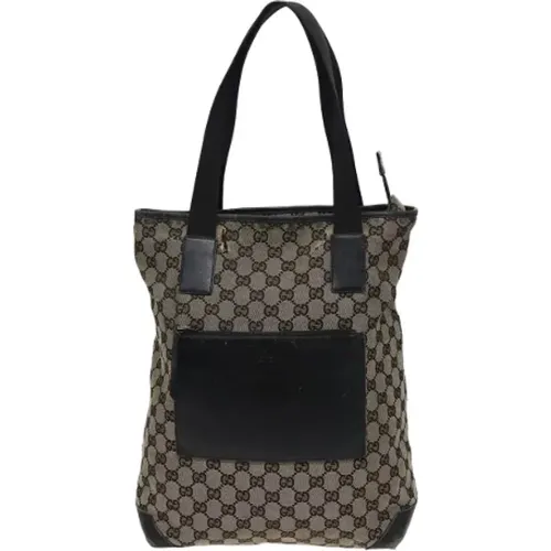 Pre-owned Tote Bags, female, , Size: ONE SIZE Pre-owned Canvas totes - Gucci Vintage - Modalova