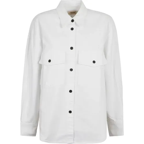 Denim Shirt Classic Style , female, Sizes: S, M - Khaite - Modalova