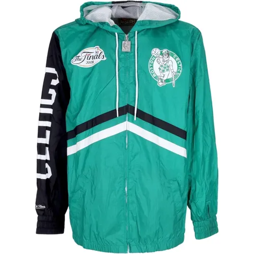 Sportswear, male, , Size: XL Boston Celtics Windbreaker NBA Full Zip - Mitchell & Ness - Modalova