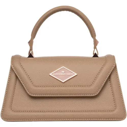 Mini Camel Palmellato Eco-Friendly Bag , female, Sizes: ONE SIZE - Alexander Smith - Modalova