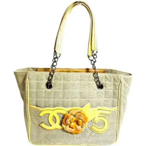 Pre-owned Tote Bags, female, , Size: ONE SIZE Pre-owned Canvas chanel-bags - Chanel Vintage - Modalova