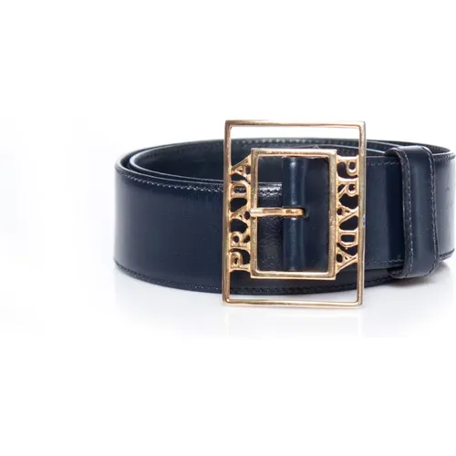 Pre-owned Accessories, female, , Size: ONE SIZE Pre-owned leather belt - Prada Vintage - Modalova