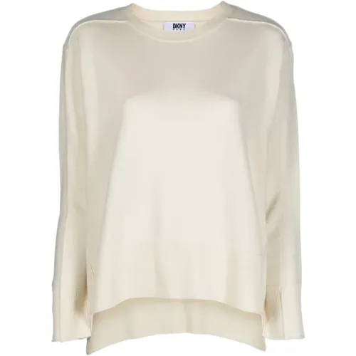 Casual Wolle Rundhalsausschnitt Pullover - DKNY - Modalova