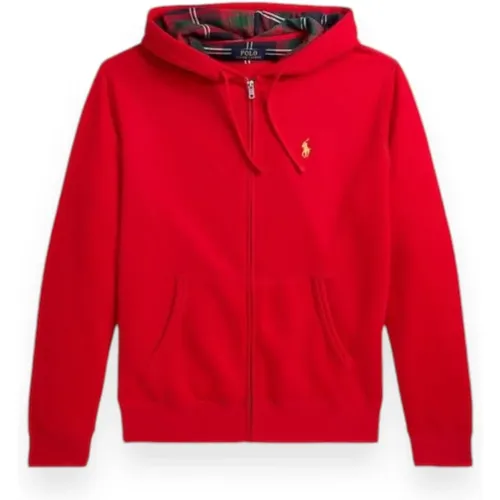 Fleece-Sweatshirt RL Stil , Herren, Größe: M - Polo Ralph Lauren - Modalova