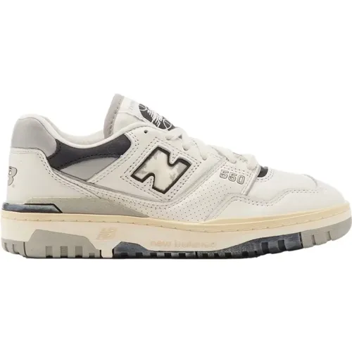 Leather Sneakers with Abzorb Insole , male, Sizes: 6 1/2 UK, 10 UK, 3 UK, 6 UK, 4 1/2 UK, 3 1/2 UK, 7 1/2 UK, 8 UK, 9 UK, 5 1/2 UK - New Balance - Modalova