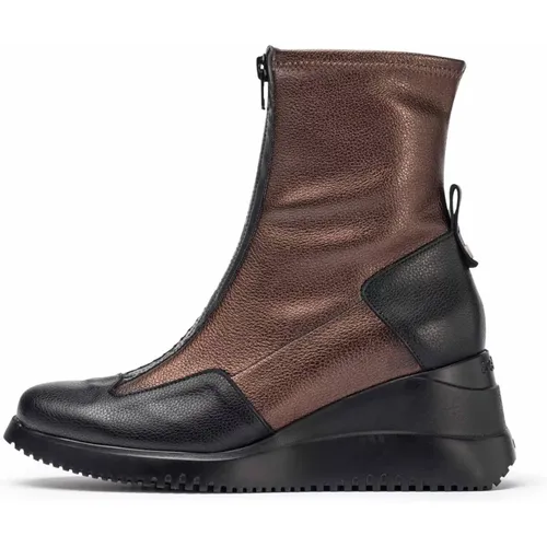 Stiefel India Schwarz, Farbe: Schwarz , Damen, Größe: 41 EU - Wonders - Modalova