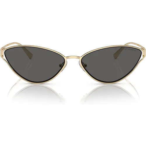 Sophisticated Cat-Eye Sunglasses , female, Sizes: 61 MM - Tiffany - Modalova