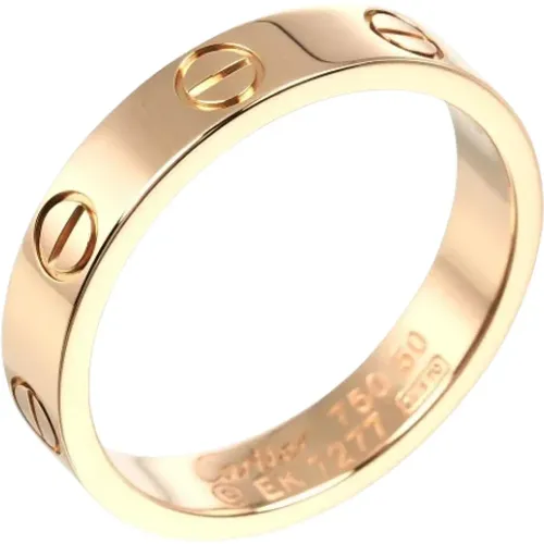 Pre-owned Jewellery, female, , Size: ONE SIZE Pre-owned Rose Gold rings - Cartier Vintage - Modalova