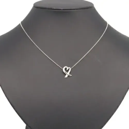 Pre-owned Jewellery, female, , Size: ONE SIZE Pre-owned Silver necklaces - Tiffany & Co. Pre-owned - Modalova