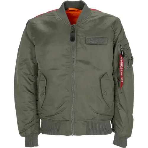 Bomber Jackets, male, , Size: S Vintage Reversible Bomber Jacket - alpha industries - Modalova