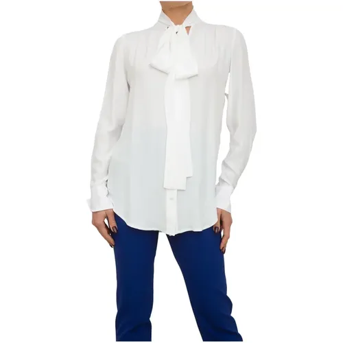 Weiße Bluse , Damen, Größe: XS - Blugirl - Modalova