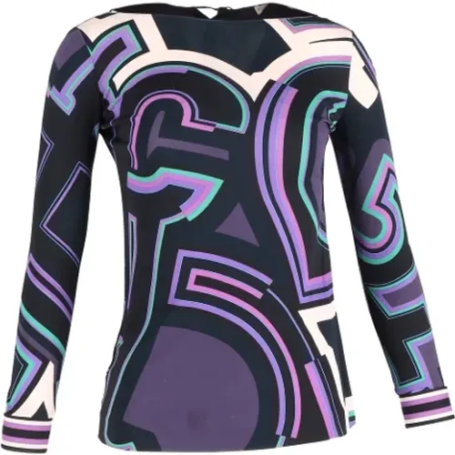 Pre-owned Tops, female, , Size: S Pre-owned Silk tops - Emilio Pucci Pre-owned - Modalova