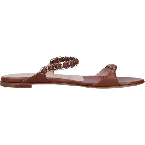 Sandalen Braun , Damen, Größe: 37 EU - Casadei - Modalova