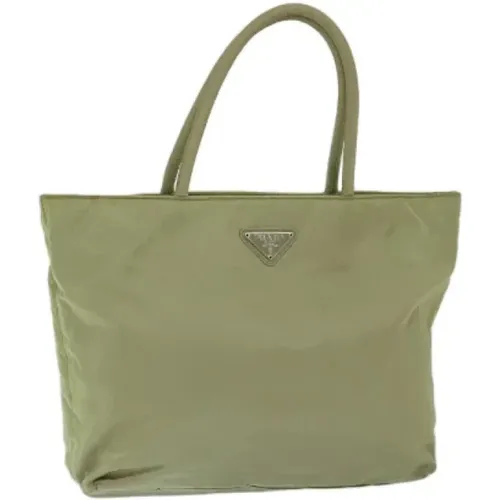 Pre-owned Tote Bags, female, , Size: ONE SIZE Pre-owned Nylon handbags - Prada Vintage - Modalova