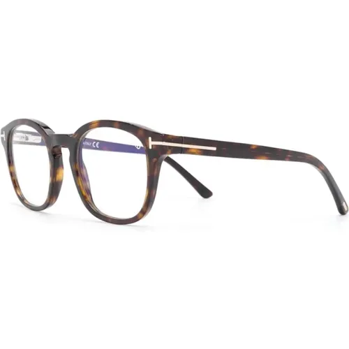 Glasses, male, , Size: 49 MM /Havana Optical Frame, versatile and stylish - Tom Ford - Modalova